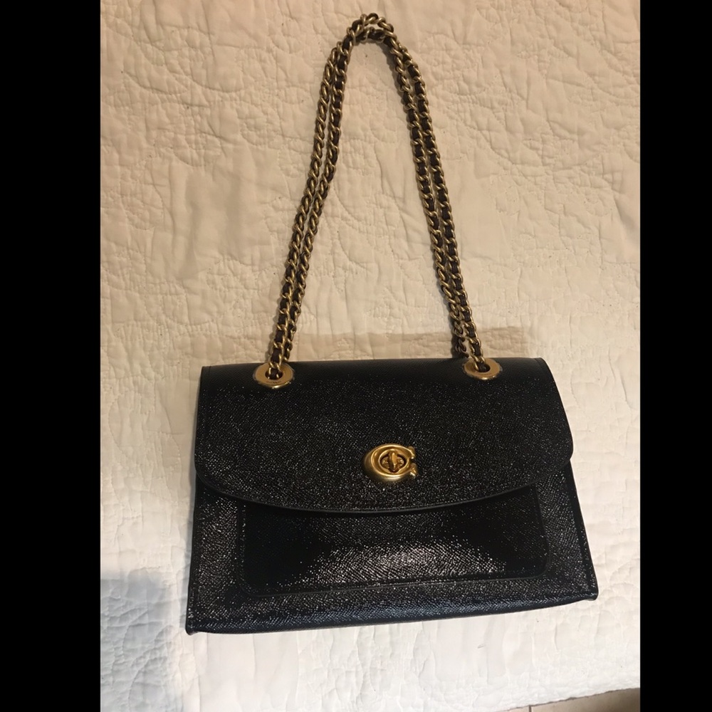 Coach patent leather Parker